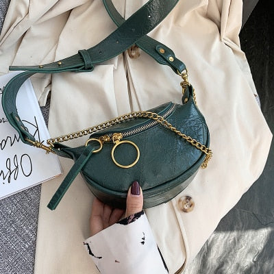 Load image into Gallery viewer, Fashion Quality PU Leather Crossbody Bags For Women 2019 Chain Small Shoulder Messenger Bag Lady Travel Handbags and Purses
