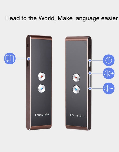 Load image into Gallery viewer, Portable Two-Way Real Time 40 Multi-Language Translator
