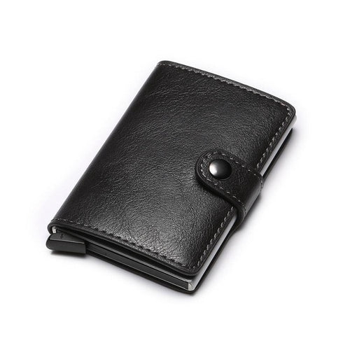 Load image into Gallery viewer, Men Credit Card Holder RFID Blocking Men Wallet Automatic Hasp Male Purse PU leather Bank Card Wallets Business ID Card Holder
