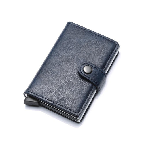 Load image into Gallery viewer, Men Credit Card Holder RFID Blocking Men Wallet Automatic Hasp Male Purse PU leather Bank Card Wallets Business ID Card Holder
