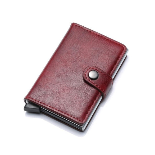 Load image into Gallery viewer, Men Credit Card Holder RFID Blocking Men Wallet Automatic Hasp Male Purse PU leather Bank Card Wallets Business ID Card Holder
