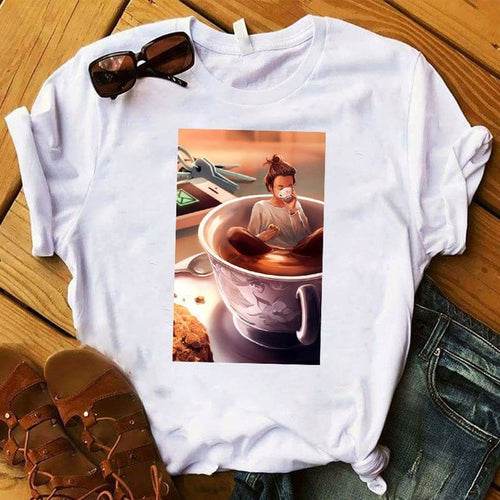 Load image into Gallery viewer, Fashion Vintage  Cute Tshirt
