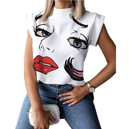 Load image into Gallery viewer, Women Lips Graphic TShirt
