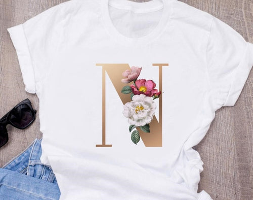 Load image into Gallery viewer, Personal Lettered Fashion Tee
