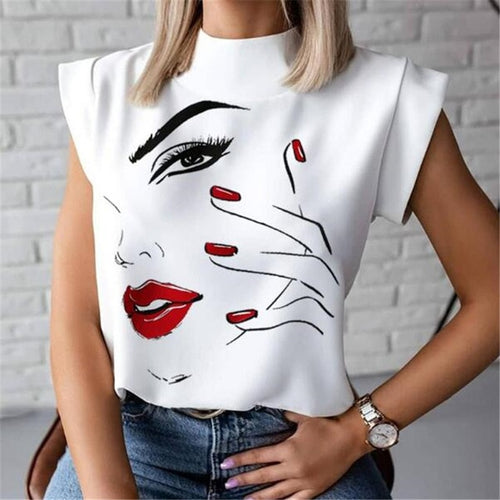 Load image into Gallery viewer, Women Lips Graphic TShirt
