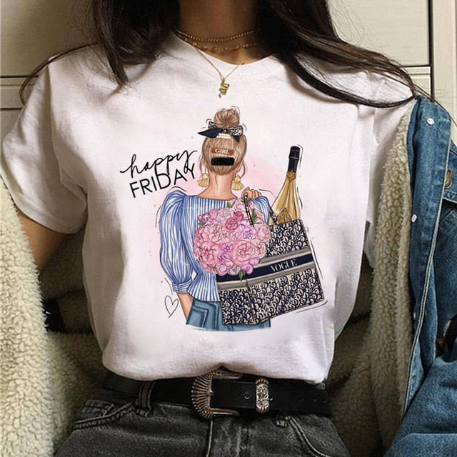 New Vogue Graphic  T-shirt