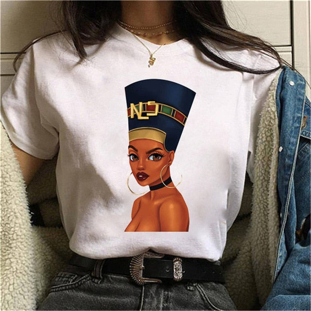 Cool Melanin Black Girl Print