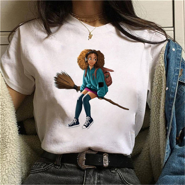 Cool Melanin Black Girl Print