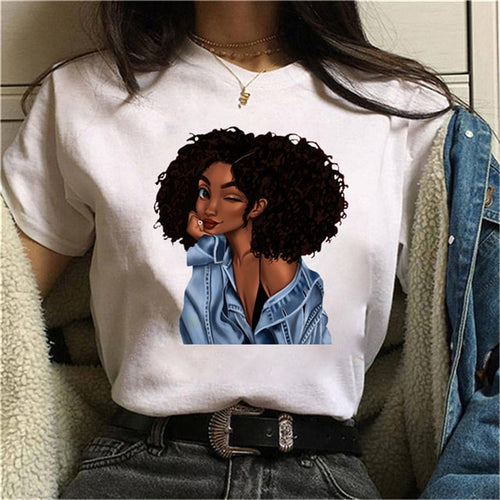 Load image into Gallery viewer, Cool Melanin Black Girl Print
