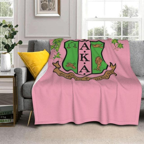 Load image into Gallery viewer, New 3d Printed Aka Fleece Blanket For Bed Thick Quilt Alpha Kappa Alpha Fashion Bedspread Sherpa Throw Blanket Office Nap Blanke
