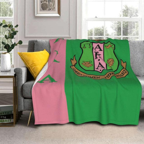 Load image into Gallery viewer, New 3d Printed Aka Fleece Blanket For Bed Thick Quilt Alpha Kappa Alpha Fashion Bedspread Sherpa Throw Blanket Office Nap Blanke
