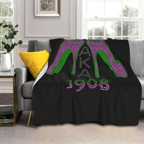 Load image into Gallery viewer, New 3d Printed Aka Fleece Blanket For Bed Thick Quilt Alpha Kappa Alpha Fashion Bedspread Sherpa Throw Blanket Office Nap Blanke
