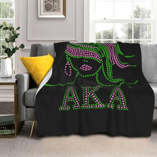 Load image into Gallery viewer, New 3d Printed Aka Fleece Blanket For Bed Thick Quilt Alpha Kappa Alpha Fashion Bedspread Sherpa Throw Blanket Office Nap Blanke
