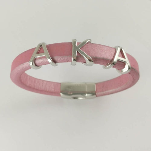 Load image into Gallery viewer, greek sorority and fraternity society  Leather Bangle
