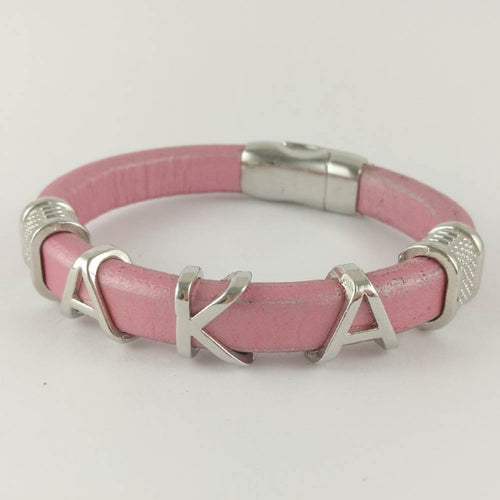 Load image into Gallery viewer, greek sorority and fraternity society  Leather Bangle
