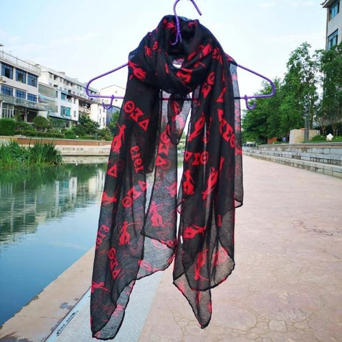 Load image into Gallery viewer, Black Greek Sorority Shawl
