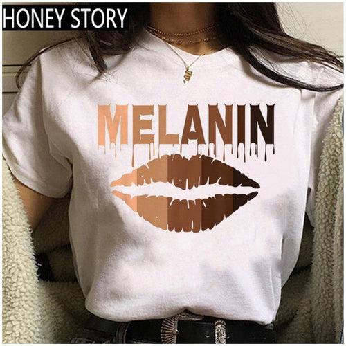 Load image into Gallery viewer, Drippin Melanin Lips Plus Varity Tees
