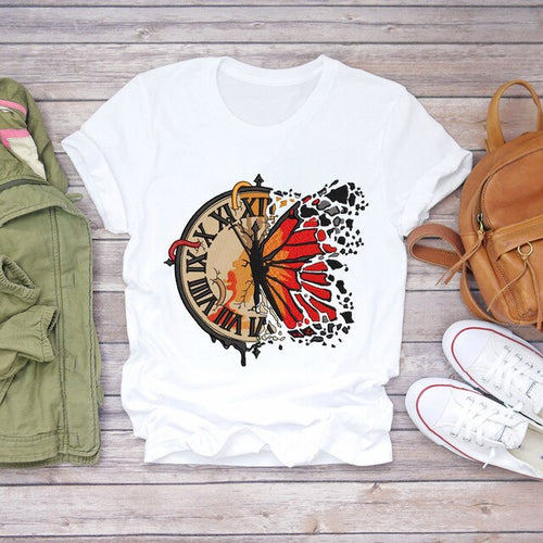 Load image into Gallery viewer, Summer Everyday Fashion Print  T-Shirts
