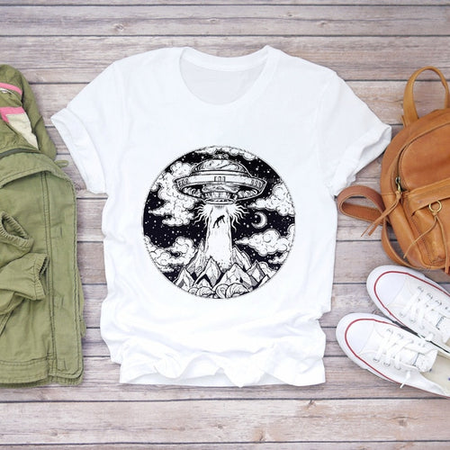 Load image into Gallery viewer, Summer Everyday Fashion Print  T-Shirts
