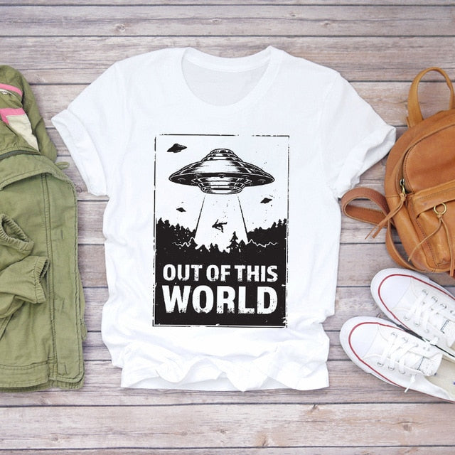 Summer Everyday Fashion Print  T-Shirts