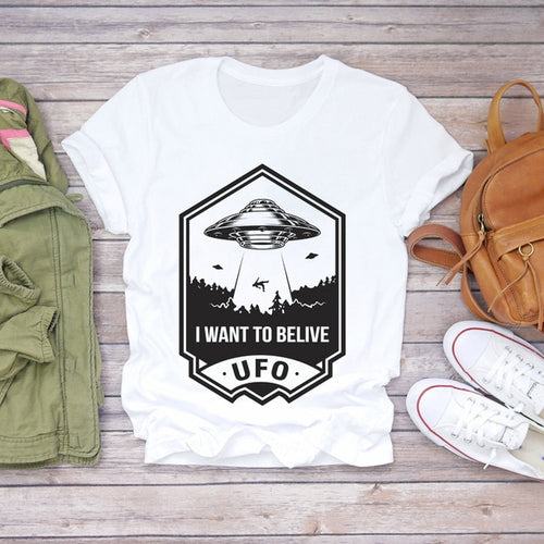 Load image into Gallery viewer, Summer Everyday Fashion Print  T-Shirts
