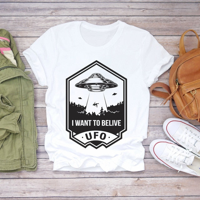 Summer Everyday Fashion Print  T-Shirts