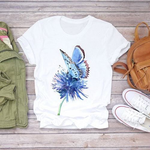 Load image into Gallery viewer, Summer Everyday Fashion Print  T-Shirts
