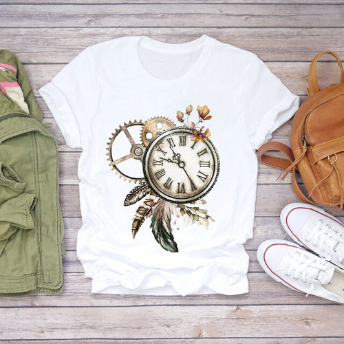 Load image into Gallery viewer, Summer Everyday Fashion Print  T-Shirts
