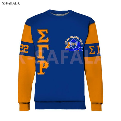 Load image into Gallery viewer, ΣΓΡ Sigma Gamma Rho Pattern 3D Over Printed Hoodie Man Women Unisex Outwear Zipper Pullover Sweatshirt Casual
