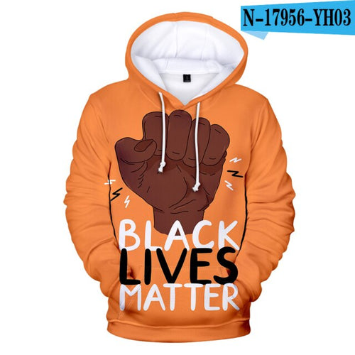 Load image into Gallery viewer, Popular Luxury 3D Printed Long Sleeve Casual Men/women Hooded His and Hers Clothes Teenage Outwear Black Lives Matter Hoodies
