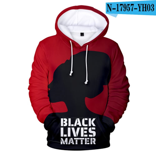 Load image into Gallery viewer, Popular Luxury 3D Printed Long Sleeve Casual Men/women Hooded His and Hers Clothes Teenage Outwear Black Lives Matter Hoodies
