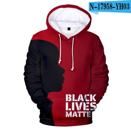 Load image into Gallery viewer, Popular Luxury 3D Printed Long Sleeve Casual Men/women Hooded His and Hers Clothes Teenage Outwear Black Lives Matter Hoodies
