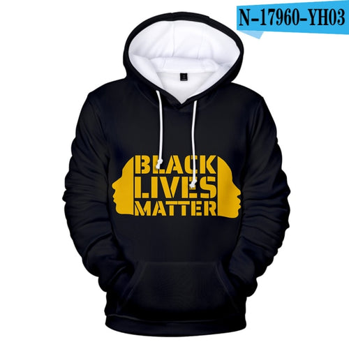 Load image into Gallery viewer, Popular Luxury 3D Printed Long Sleeve Casual Men/women Hooded His and Hers Clothes Teenage Outwear Black Lives Matter Hoodies
