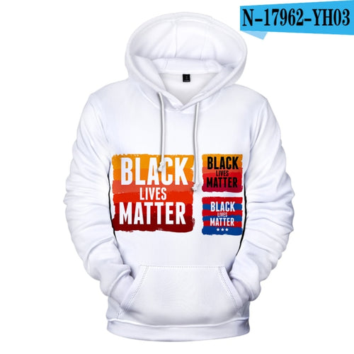 Load image into Gallery viewer, Popular Luxury 3D Printed Long Sleeve Casual Men/women Hooded His and Hers Clothes Teenage Outwear Black Lives Matter Hoodies
