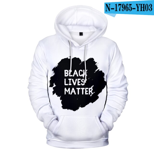 Popular Luxury 3D Printed Long Sleeve Casual Men/women Hooded His and Hers Clothes Teenage Outwear Black Lives Matter Hoodies