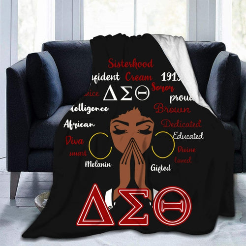 Load image into Gallery viewer, Sorority And Fraternity Greek Double layer Cashmere 310G Flannel Blanket popular Baby Blanket Lunch Break Blanket
