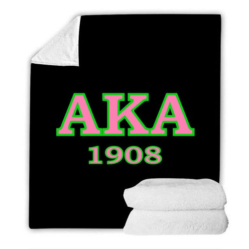 Load image into Gallery viewer, Sorority And Fraternity Greek Double layer Cashmere 310G Flannel Blanket popular Baby Blanket Lunch Break Blanket
