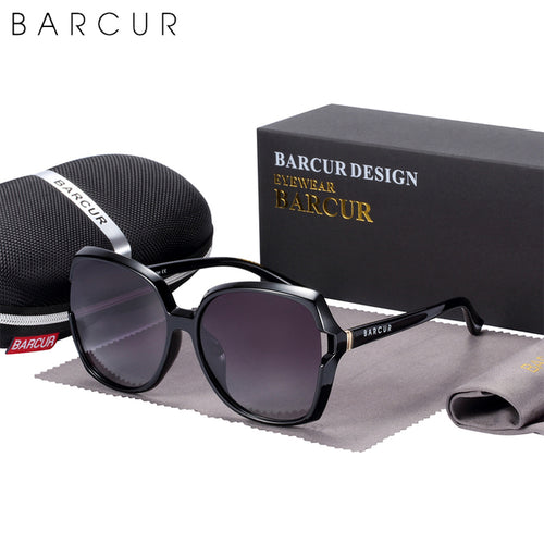 Load image into Gallery viewer, BARCUR Women Oversized Polarized Sunglasses
