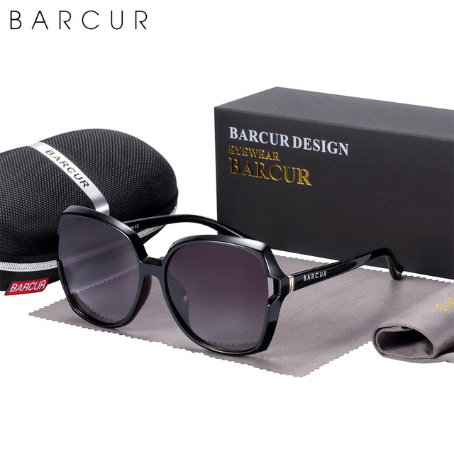 BARCUR Women Oversized Polarized Sunglasses