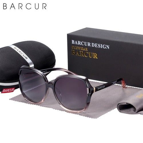 Load image into Gallery viewer, BARCUR Women Oversized Polarized Sunglasses
