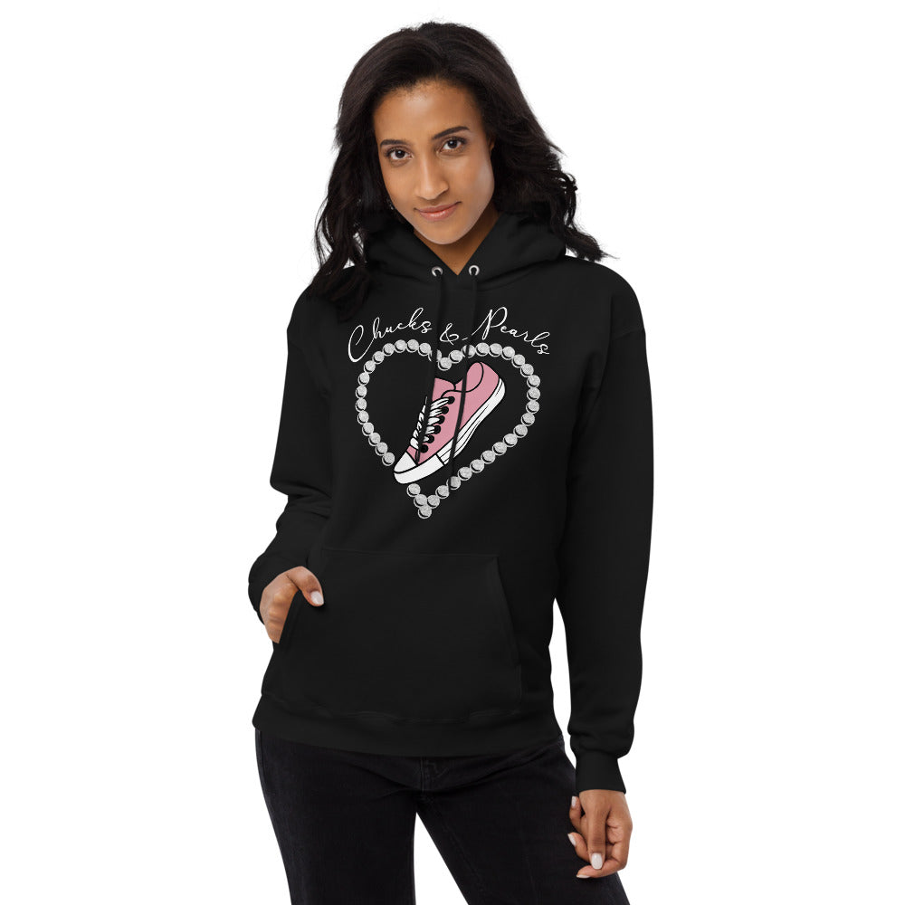 Chucks & Pearls Unisex Fleece Hoodie