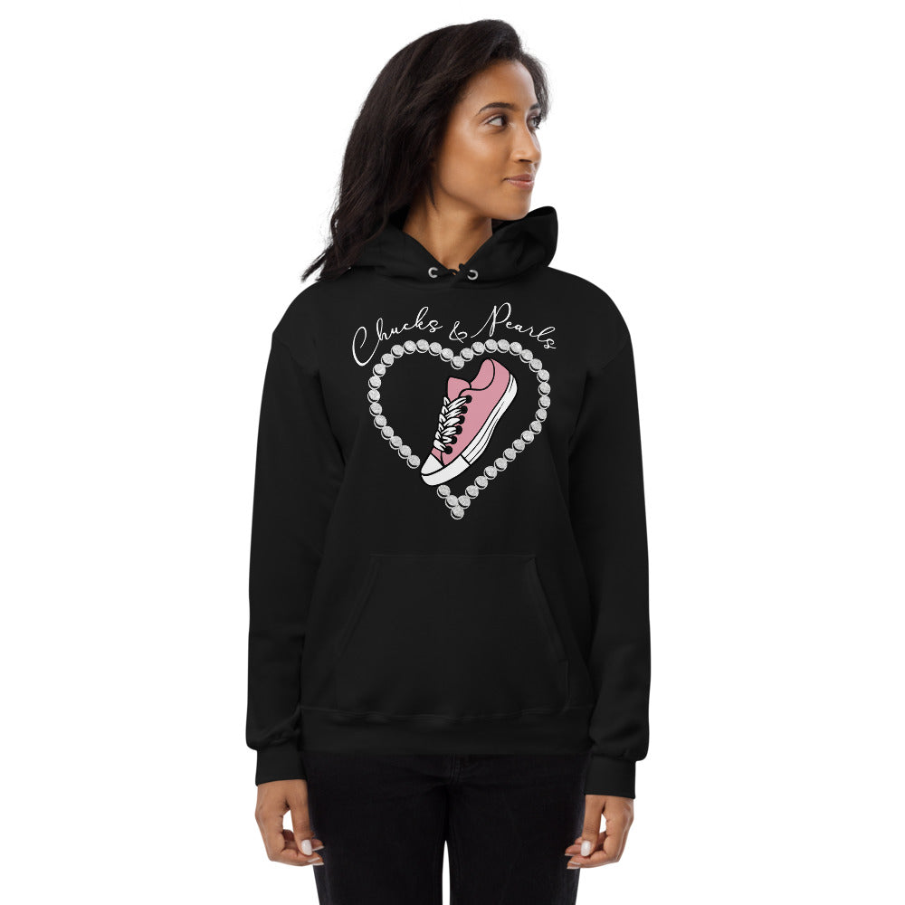 Chucks & Pearls Unisex Fleece Hoodie