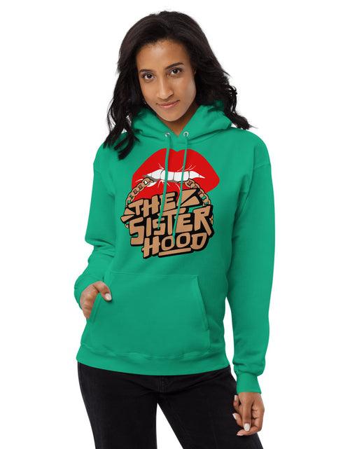 Load image into Gallery viewer, The Sisterhood Unisex fleece hoodie
