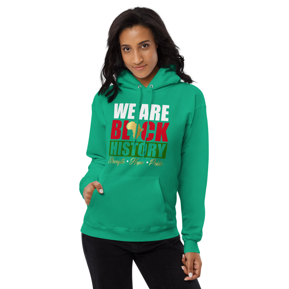 We are Black History Unisex fleece hoodie