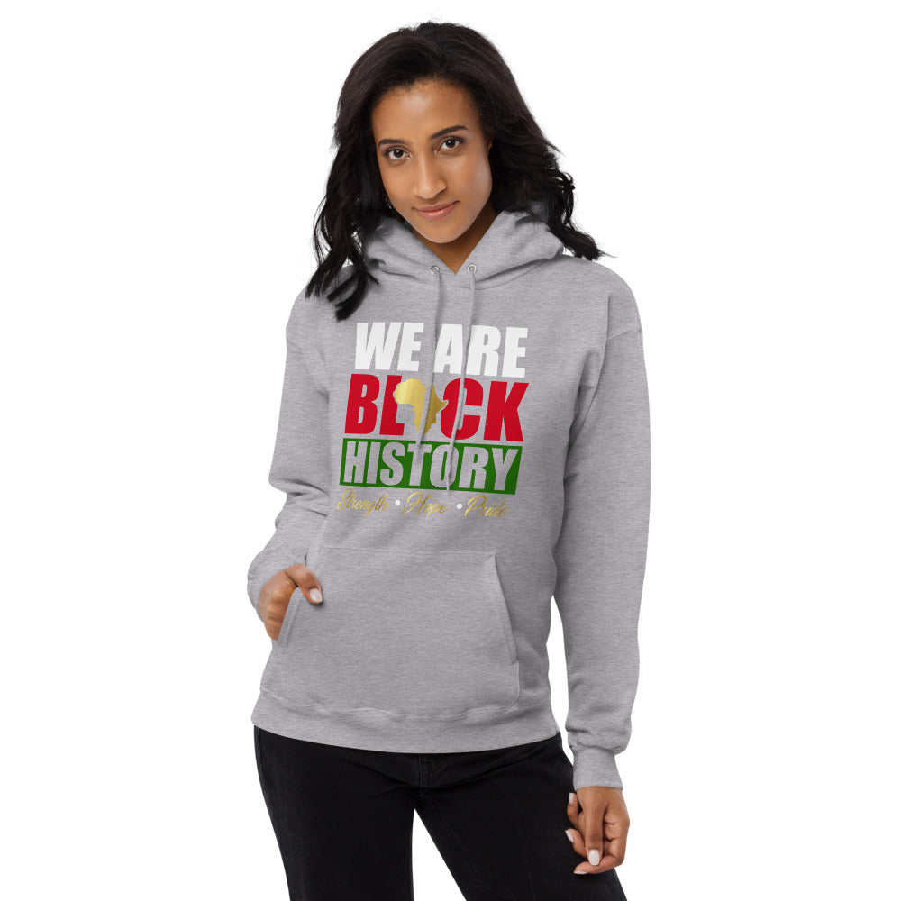 We are Black History Unisex fleece hoodie