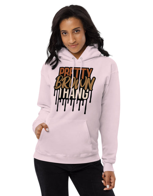 Load image into Gallery viewer, Pretty Brown Thang Unisex fleece hoodie
