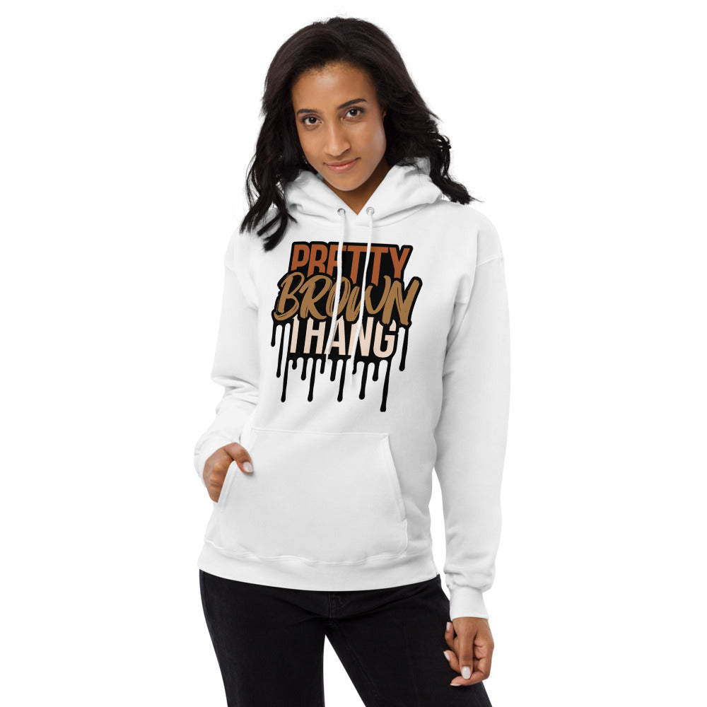 Pretty Brown Thang Unisex fleece hoodie