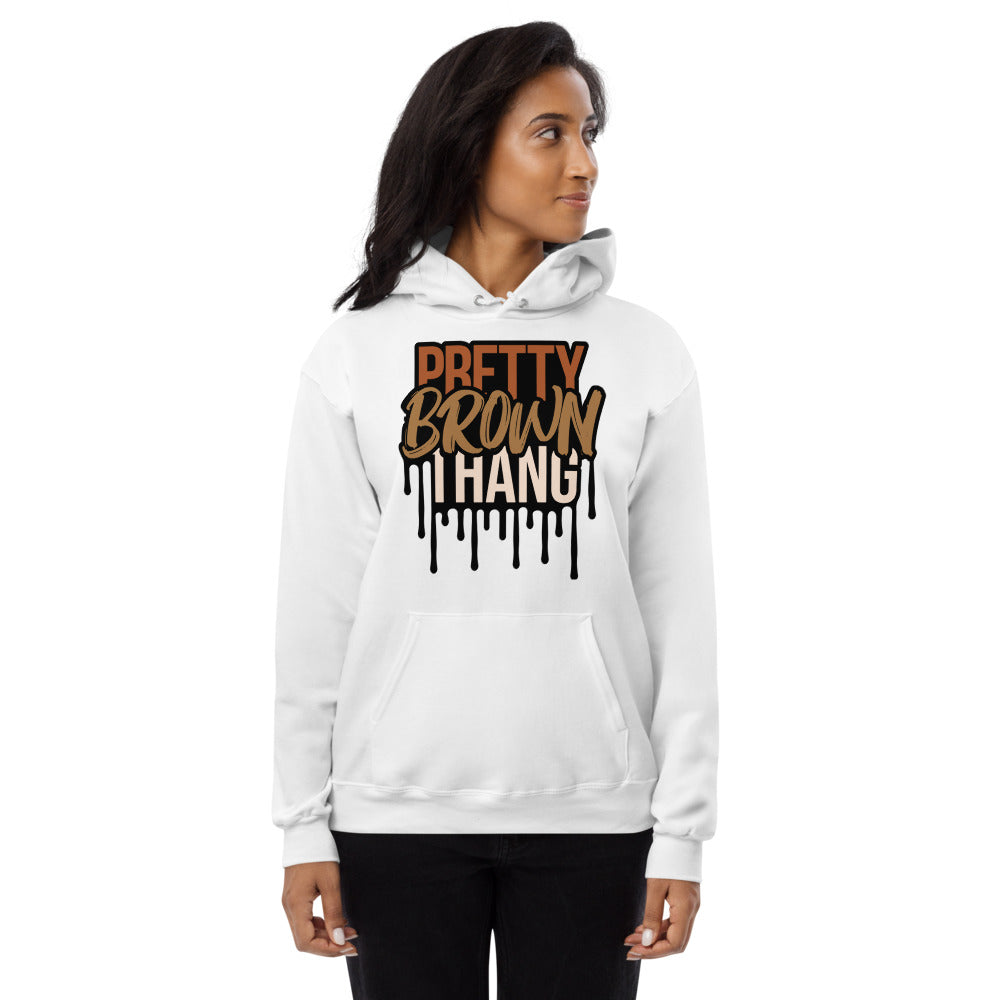 Pretty Brown Thang Unisex fleece hoodie