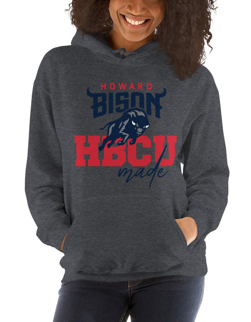 Load image into Gallery viewer, Howard Bison Love Unisex Hoodie
