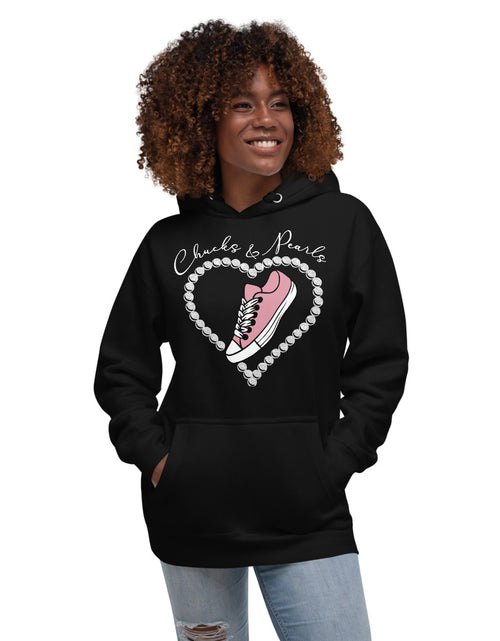 Load image into Gallery viewer, Chucks and Pearls Hoodie
